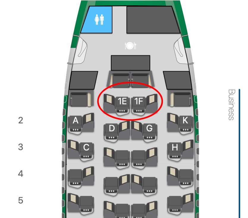 Condor Business Class Sitzplatz