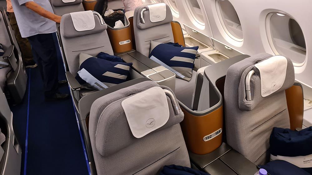 Sitz Lufthansa Business Class