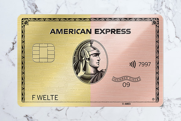 Gold Card aus Metall