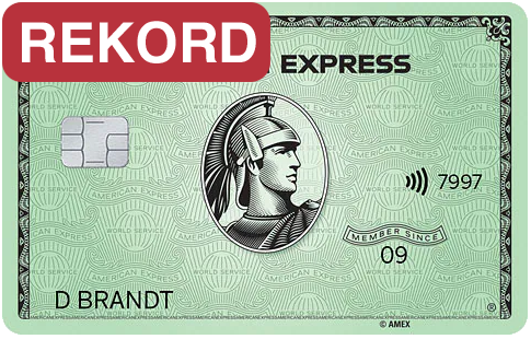 American Express Card mit Rekord-Bonus