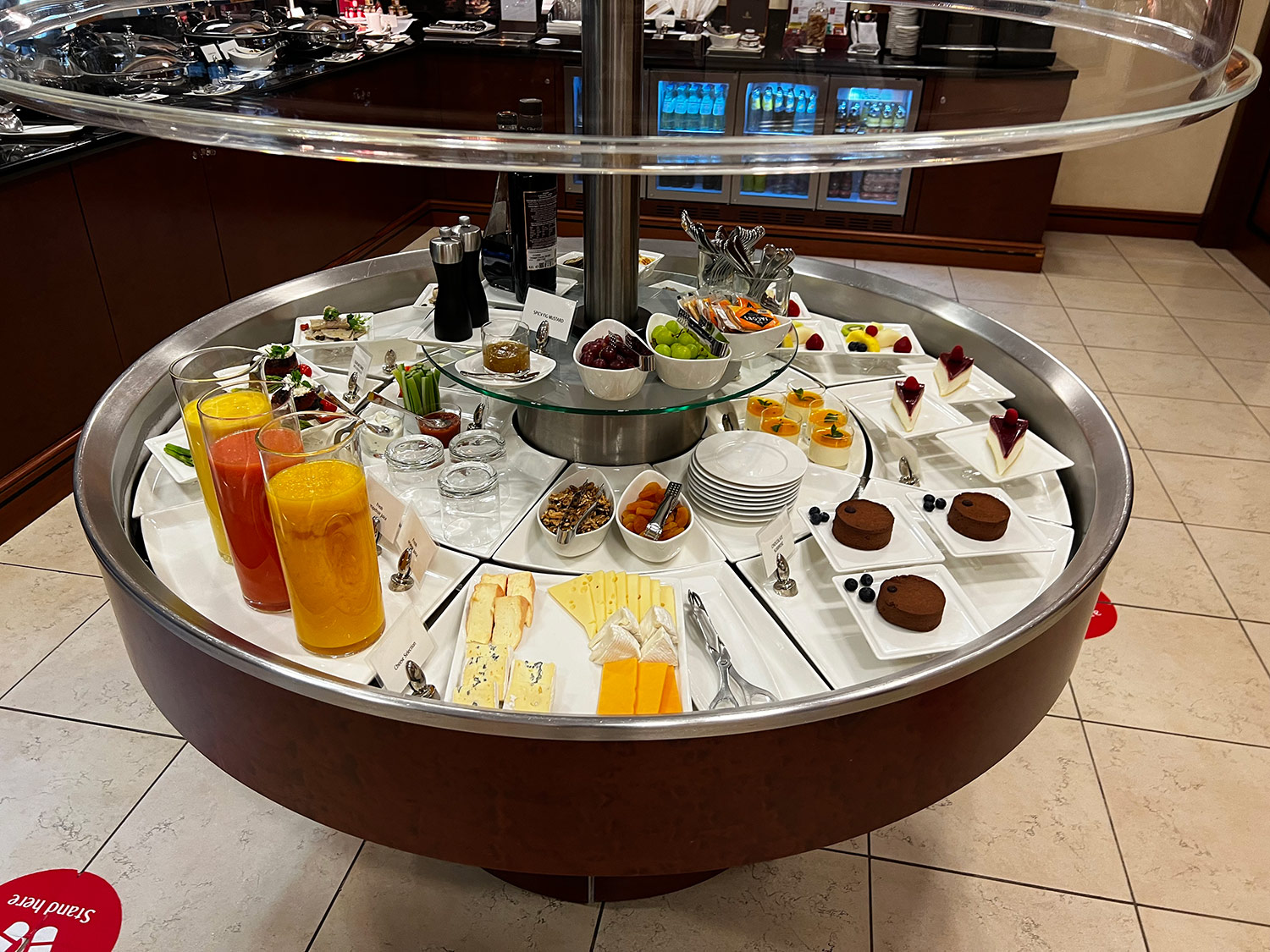 Emirates Business Lounge Düsseldorf - Nachspeisen