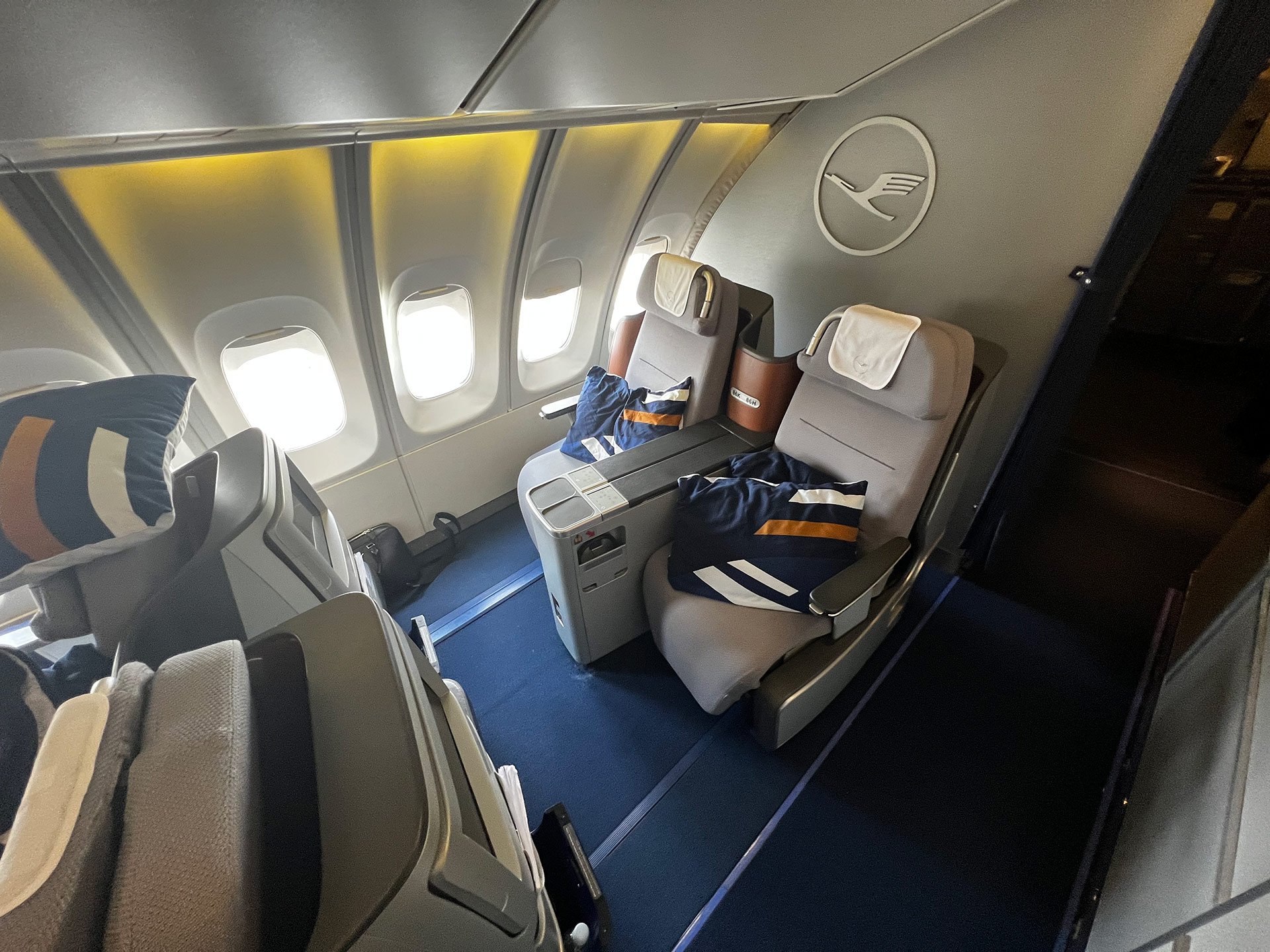 Lufthansa Business Class - Sitzplatz